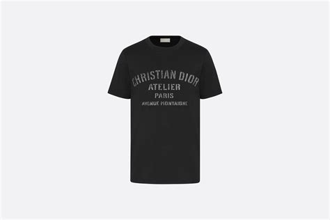 christian dior atelier shirt black|christian dior religion t shirt.